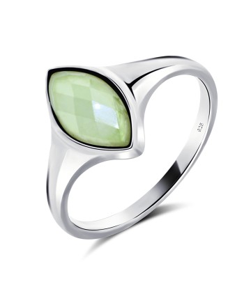 Prehnite Silver Rings NSR-2327